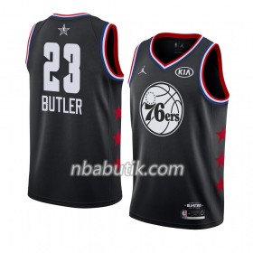NBA Mænd Trøje Philadelphia 76ers Jimmy Butler 23 2019 All-Star Jordan Brand Sort Swingman